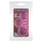 ToyJoy Stay Hard (Premium Silicone) Three Pack – Cock Ring Set COCK RING Set